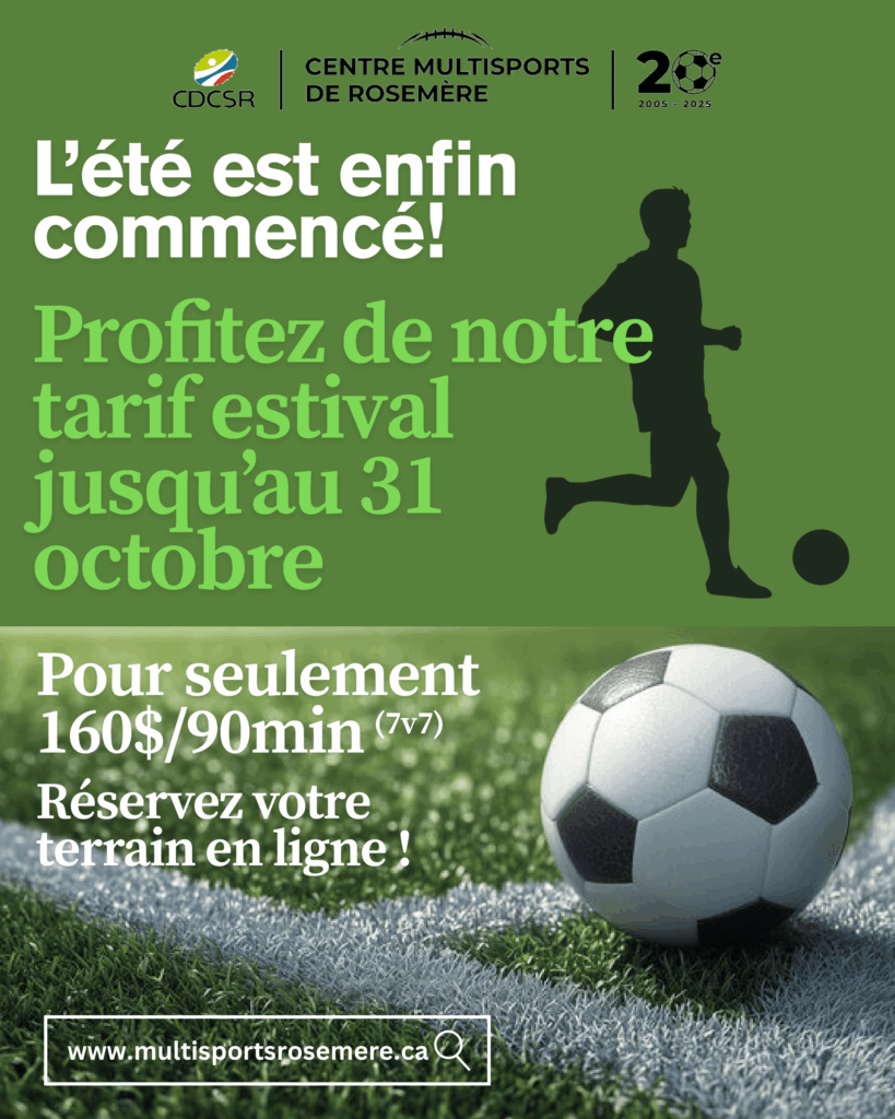 Profitez de notre tarif estival jusqu'au 31 octobre
